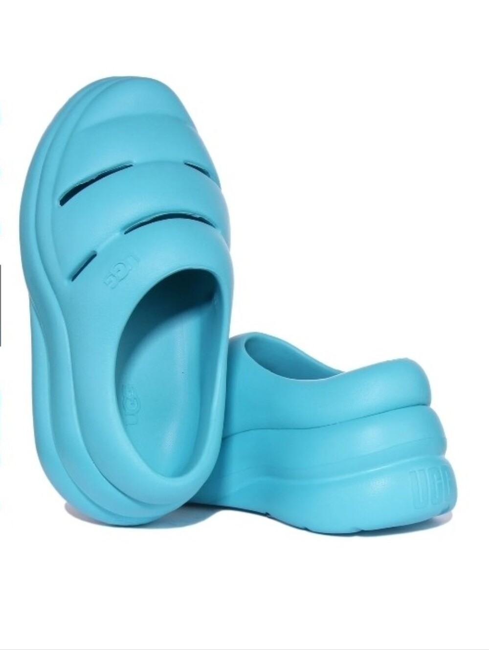 UGG Sport Yeah Women's Slip-On Platform Clog - Turquoise Blue